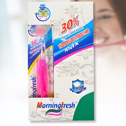 Дорожня складна зубна щітка із синтетичною щетиною "Morningfresh" Упаковка 12 шт.