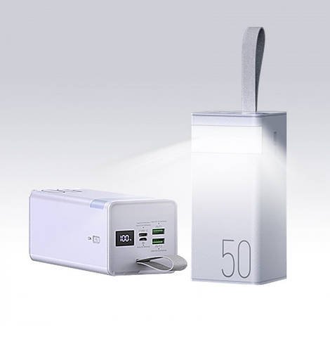 Повербанк-лампа Power Bank 3 50000 mah 22,5W Зовнішній акумулятор