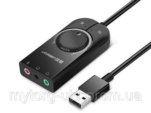 Звукова карта Ugreen USB 2.0 100 см