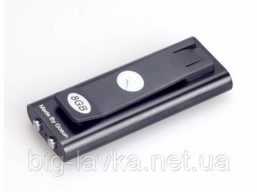 Цифровий диктофон Savetek 200 + Активація Голосом 8 Gb  Чорний