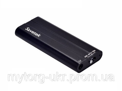 Цифровий диктофон Savetek 200 + Активація Голосом 8 Gb  Чорний