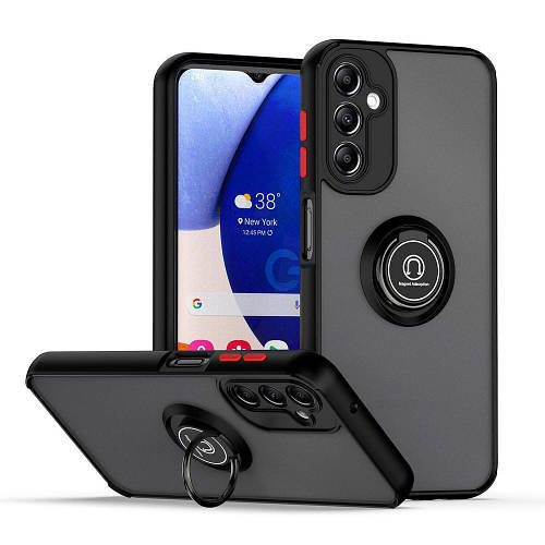 Захисний чохол MatteLuxe Samsung Galaxy A14 A145 (з кільцем) Black