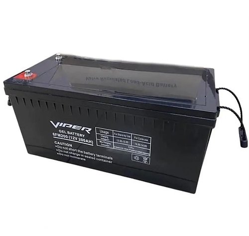 Гелевий акумулятор Viper GEL 12V 200AH 6FM200 2025 року