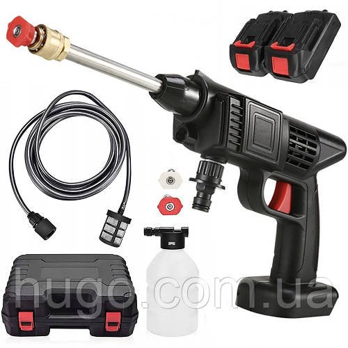 2 АКБ Акумуляторна мийка високого тиску 24V, в кейсі / Міні мийка для машини / Розпилювач пістолет