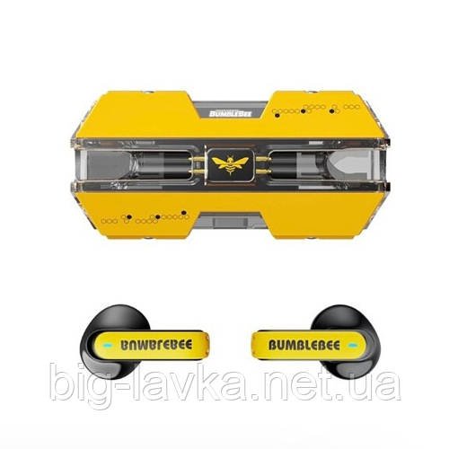 Геймерські бездротові навушники Transformers TF-T01 BumbleBee  жовтий