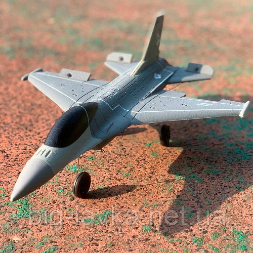 Літак з дистанційним керуванням F-16 Fighting Falcon  Сірий