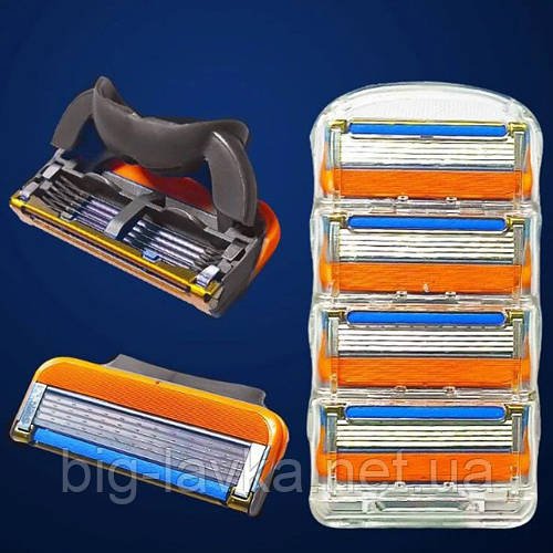 Касети для гоління чоловічі Gillette Fusion 5 - 4 шт