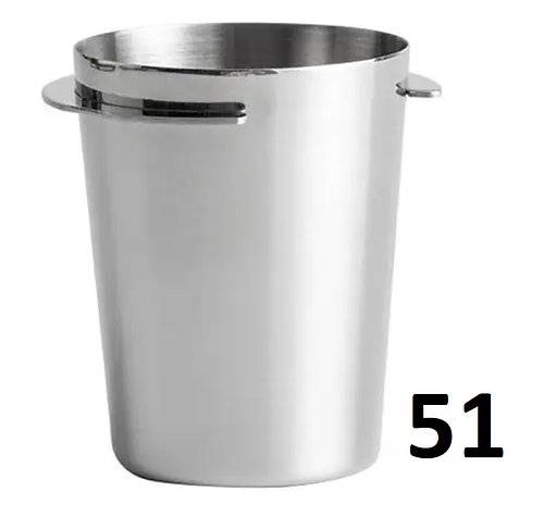 Дозуюча чаша Dosing Cup Espresso для кави 51 мм. Металік