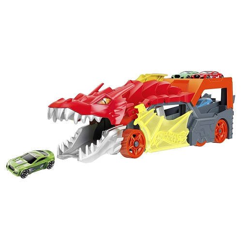 Вантажівка-транспортер Hot Wheels Пасть дракона GTK42