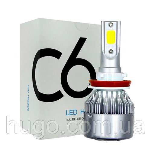 Комплект LED ламп 1 шт C6 H11, 30 W / Автомобільні світлодіодні лампи / Автолампи