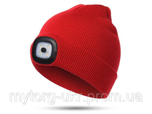 Шапка з ліхтариком Bonnet  Червоний