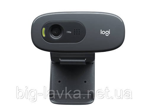 Веб-камера Logitech C270 HD 720P USB 2.0 для ПК та ноутбука  Чорний
