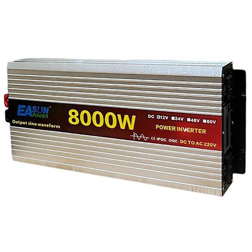 Перетворювач напруги EASUN POWER 8000W LCD інвертор із чистою синусоїдою 12V-220V
