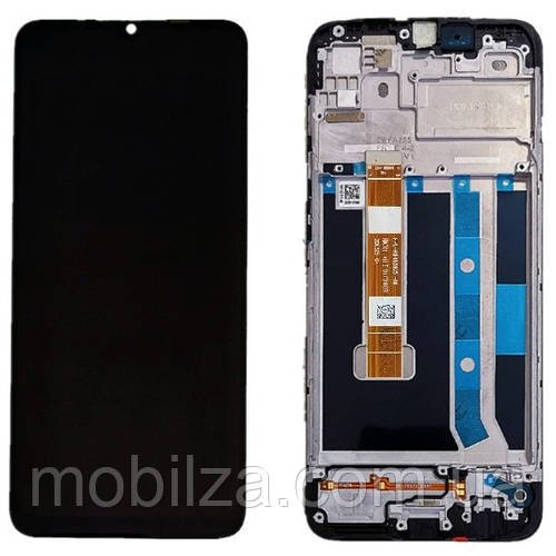 Дисплей Oppo A15s 2020 l CPH2179 + сенсор і рамка (FPC-HTF065H067-A0), чорний Ver.4 | модуль