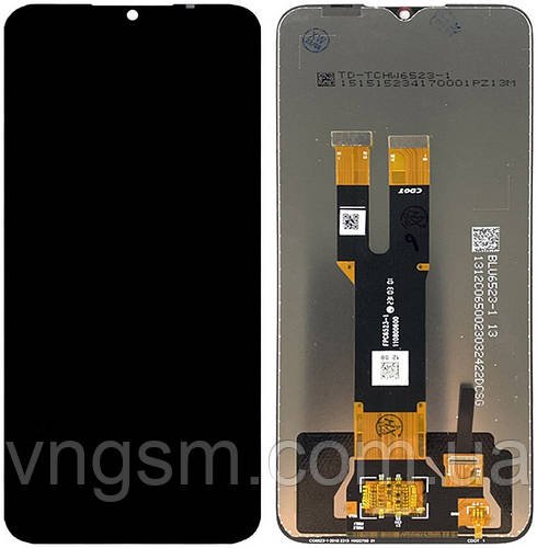 Дисплей + сенсор Nokia C32 Black - p/n: FPC6523-1