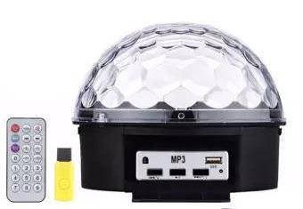 Світлодіодний Диско Куля Mp3 led Bluetooth magic ball light + пульт флешка Лучшая цена