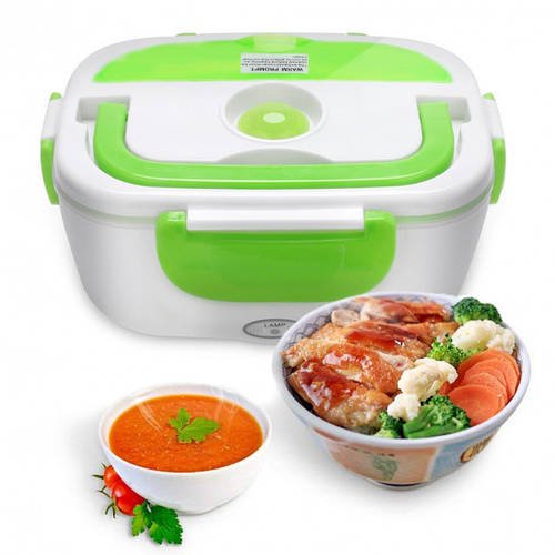 Ланч-бокс the electric lunch box з підігрівом 220В зленый Лучшая цена