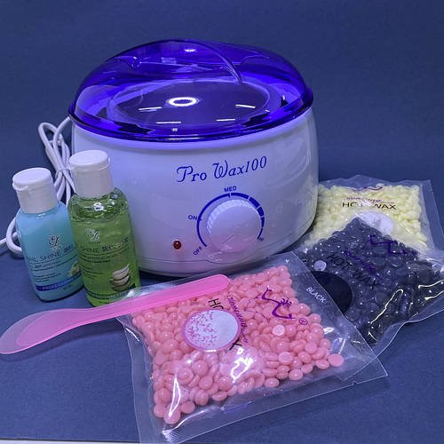 Воскоплав для депіляції баночний Konsung Pro wax 100 фіолетовий Лучшая цена