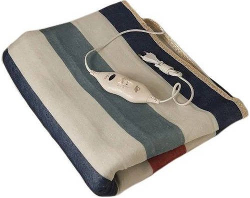 Простирадло 150х170 см з підігрівом Electric Blanket різнокольорові смужки Лучшая цена