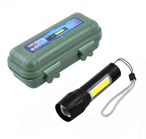 Компактний потужний акумуляторний LED ліхтарик USB COP BL-511 158000 W Лучшая цена