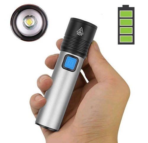 Ліхтарик Police BL- K31 USB CHARGE Лучшая цена