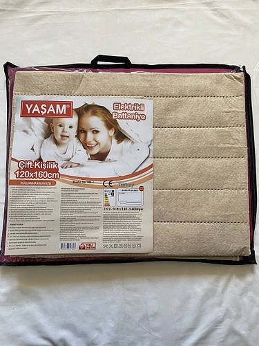 Електропростирадло YASAM 120х160 см Бежева Лучшая цена