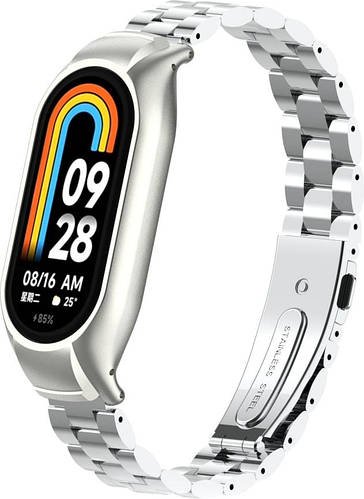 Металевий ремінець Shark для Mi Smart Band 8 Silver