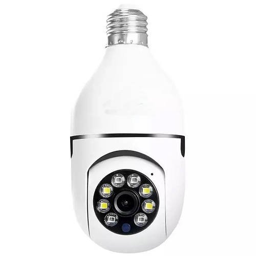 Панорамна камера з датчиком руху WIFI в патрон Е27 PTZ Bulb Camera V380 Камера відеоспостереження в патрон