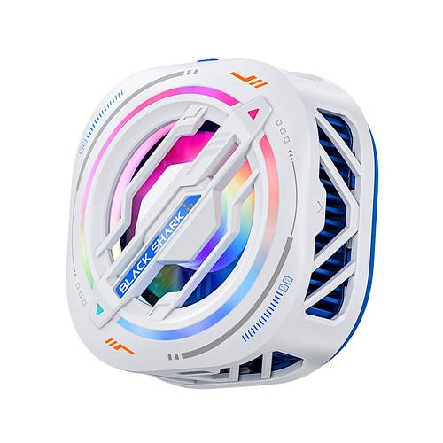 Магнітний кулер Black Shark MagCooler 3 Pro BR33 White RGB білий для активного охолодження телефону/планшета