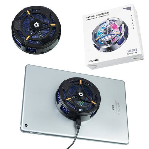 Магнітний кулер для планшета SL06 RGB 18W Type-C з елементом Пельтьє