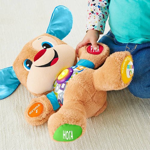 М'яка іграшка Розумне цуценя Fisher-Price з технологією Smart Stages українською (висота 30см)