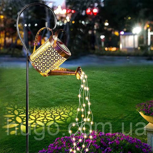 Садовий світильник із сонячною панеллю, 80 см, Fairy lamp / Садовий ліхтар / Вуличний світильник