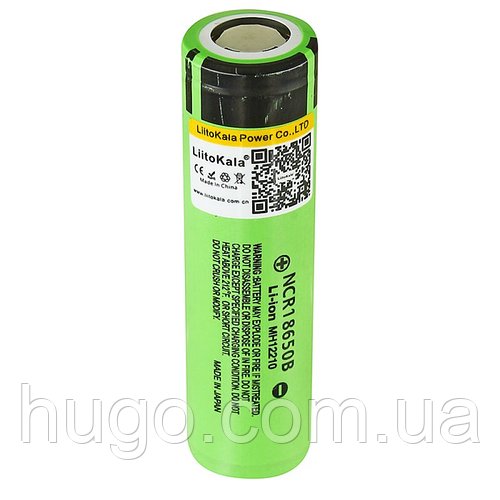 1 шт Акумулятор 18650, LiitoKala NCR 34B, 3400mAh / Високоємнісний акумулятор