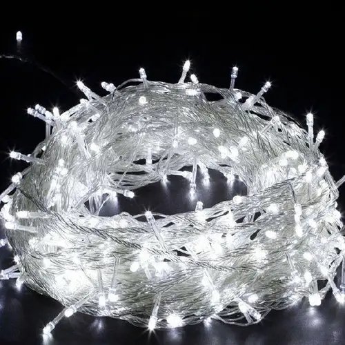Новорічна гірлянда 25 м колір ламп білий RD-7145 300LED