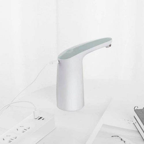 Сенсорна помпа для пляшки з водою на акумуляторі та підсвічуванням ePump Smart Touch Біла