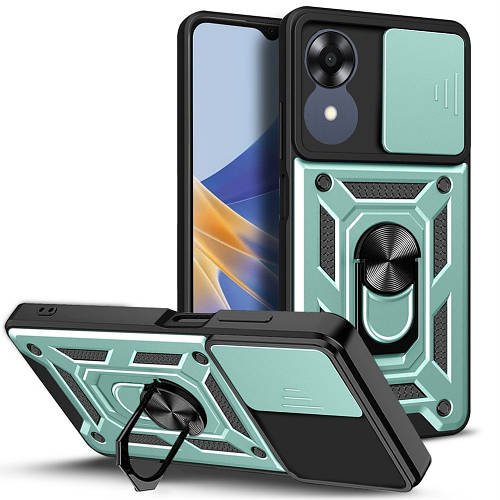Чохол із захистом камери 3DGuard OPPO A17k Mint