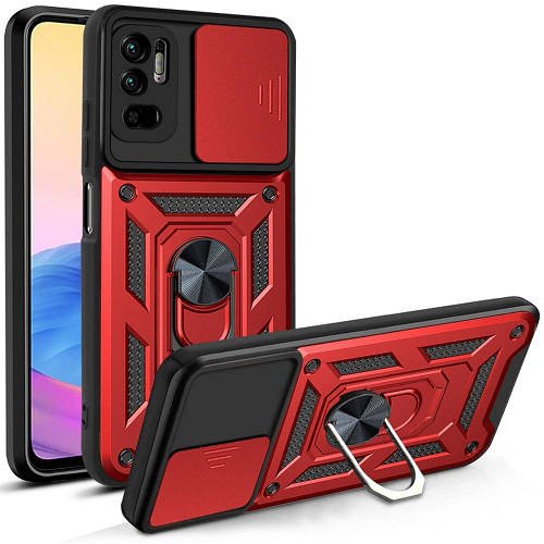 Чохол із захистом камери 3DGuard Xiaomi Poco M3 Pro 5G Red