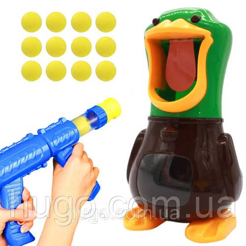 Іграшковий пістолет для стрільби по качці Duck Shooting, на батарейках / Інтерактивний іграшковий набір