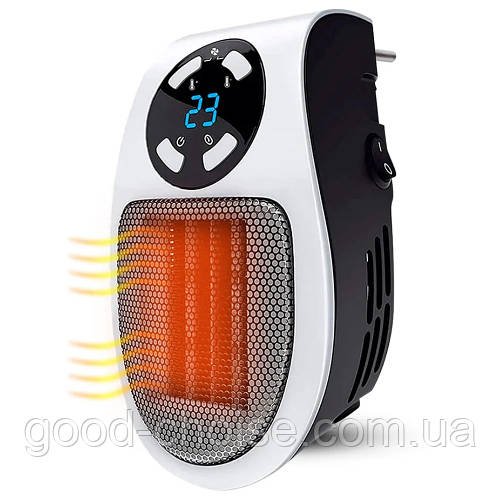 Портативний електричний обігрівач з LCD-дисплеєм, 500W, Portable Heater / Електрообігрівач