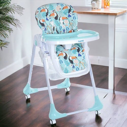 Стільчик для годування Bambi M 3233 Toucan Mint М'ятний