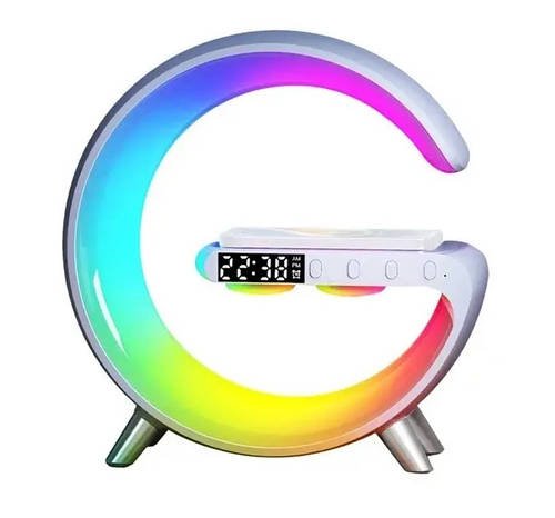 Бездротовий зарядний пристрій з лампою та будильником Smart Light Machine