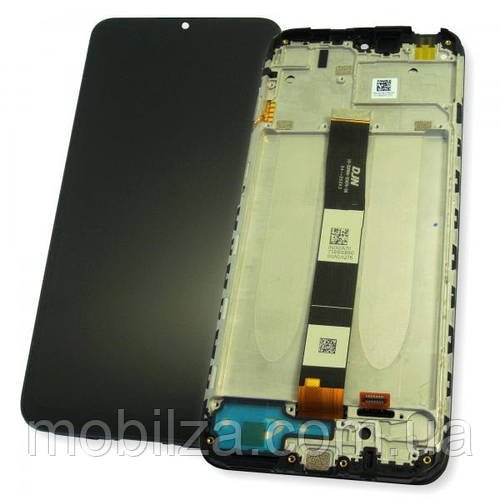 Дисплей Xiaomi Redmi 9A (M2006C3LG, M2006C3LI, M2006C3LC, M2004C3L) з тачскрином та рамкою, чорний, модуль