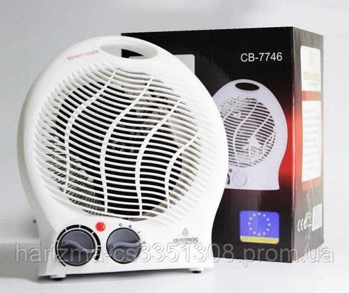 Тепловентилятор Crownberg CB-7746 дуйка з потужністю 2000 Вт