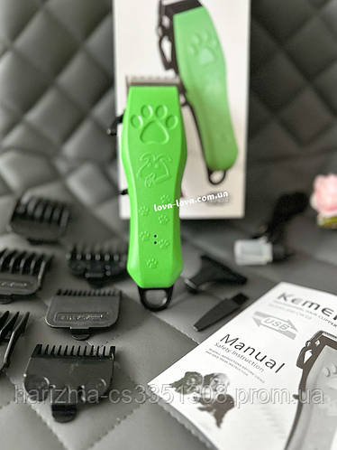 Професійна бездротова акумуляторна машинка для стриження собак Kemei KM-CW10