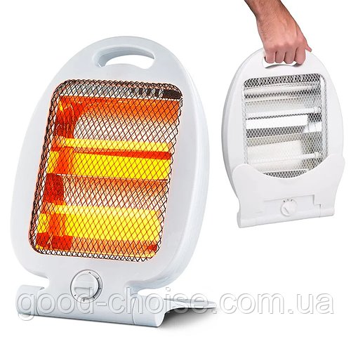 Кварцовий обігрівач настільний 800 Вт, Heater MS 5952 QH / Електрообігрівач / Обігрівач настільний