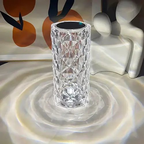 Нічник Crystal Rose Ambience 16-квітів RGB 19.5 см Лучшая цена