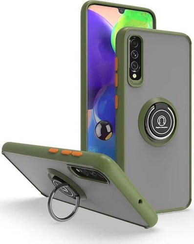 Захисний чохол MatteLuxe Samsung Galaxy A30s A307 (з кільцем) Khaki