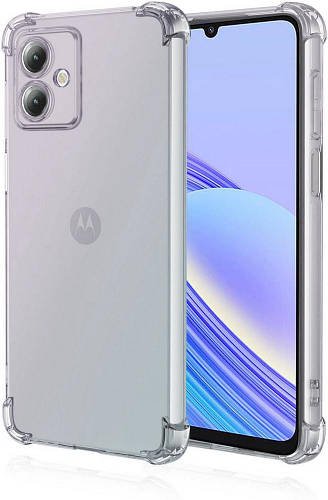 Прозорий чохол MultiCam Motorola G14 (посилений кутами)