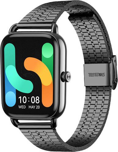 Металевий Браслет Counic для Haylou RS4 Plus (LS11) Black