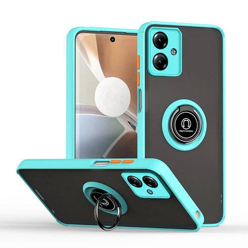 Захисний чохол MatteLuxe Motorola G14 (з кільцем) Light Blue